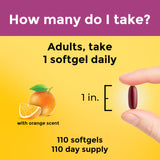 Nature Made Prenatal Vitamins with DHA softgel close-up