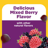 Nature Made Probiotic + Prebiotic Fiber Gummies bottle side view