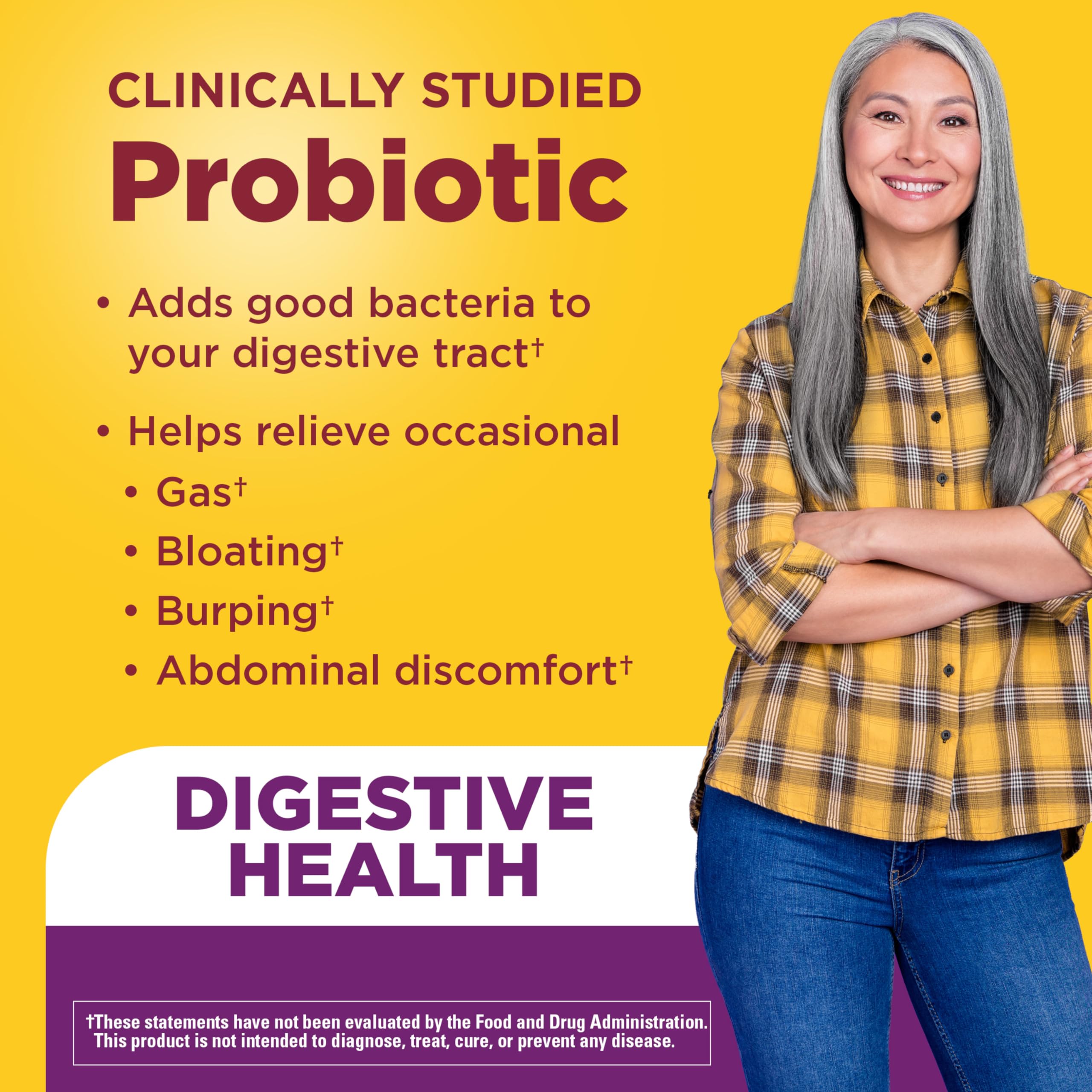 Nature Made Probiotic + Prebiotic Fiber Gummies showing serving size