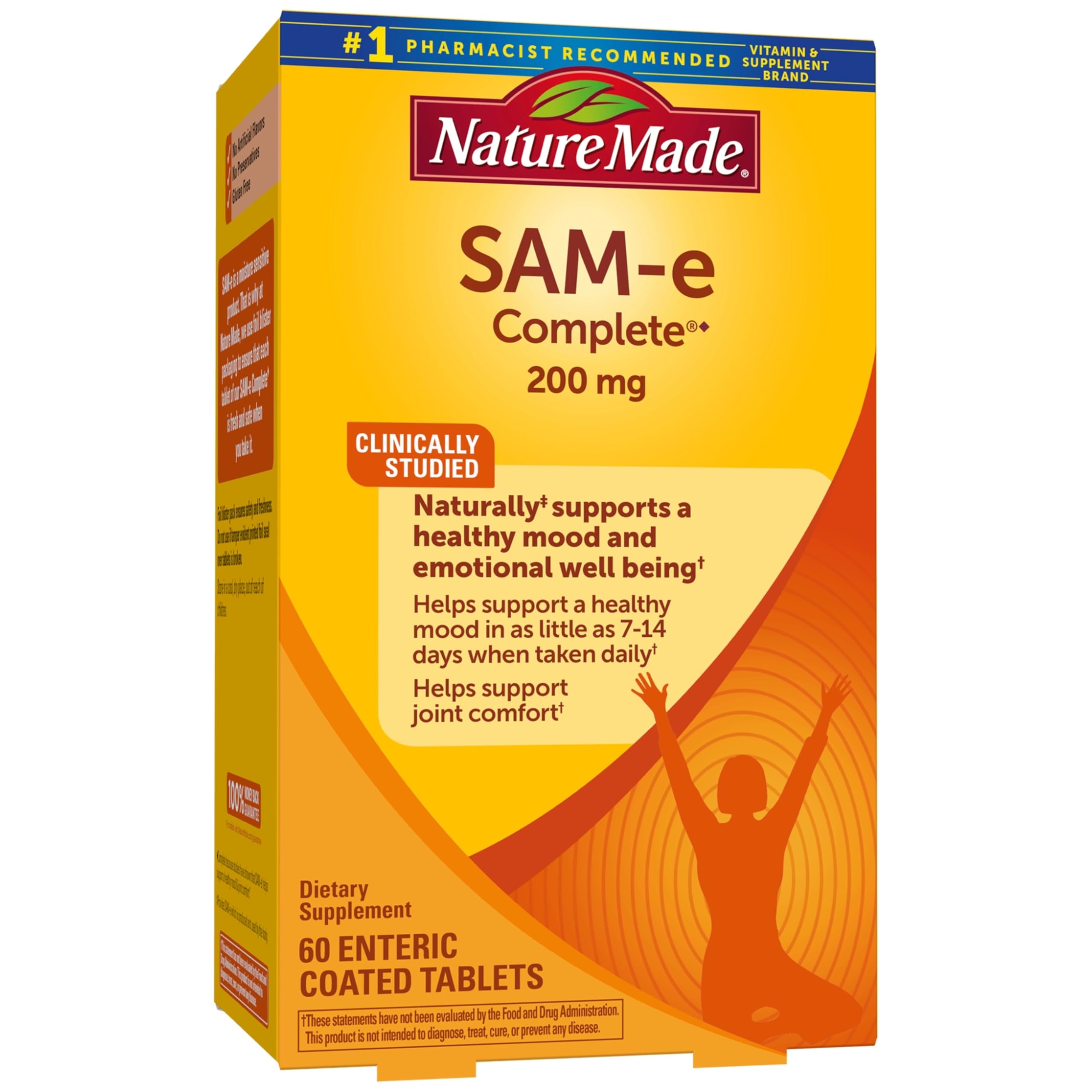 Nature Made SAM-e 200 mg Complete tablets front view