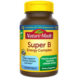 Nature Made Super B Energy Complex Softgels 60 count bottle front view