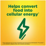 Nature Made Super B Energy Complex Softgels with a glass of water
