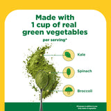 Nature Made Super Greens Powder Drink Mix in a glass with water