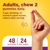 Nature Made Triple-Action Biotics gummies in a bowl
