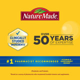 Nature Made Triple-Action Biotics gummies on a wooden surface