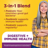 Nature Made Triple-Action Biotics gummies with raspberry lemon flavour