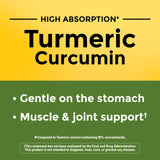 Nature Made Turmeric Curcumin Capsules 250mg bottle with label