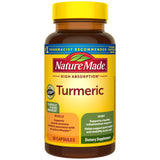 Nature Made Turmeric Curcumin Capsules 250mg front view