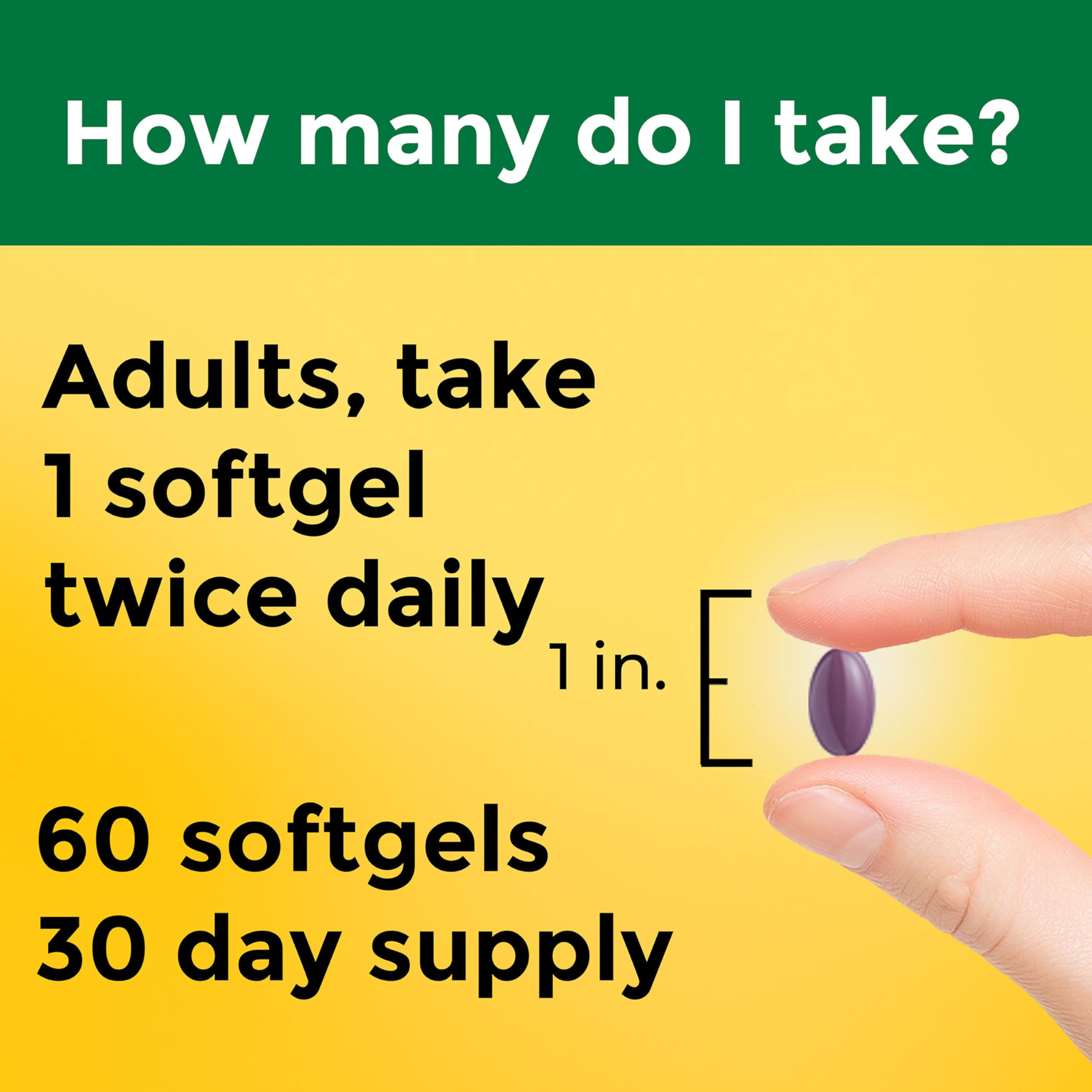 Nature Made Vision AREDS 2 Formula Softgels close-up of softgel