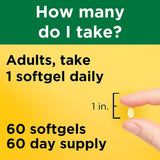 Nature Made Vitamin D3 10000 IU softgels packaging