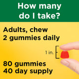 Nature Made Vitamin D3 Gummies nutritional information