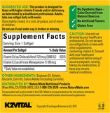 Nature Made Vitamin D3 + K2 Softgels close-up of softgel