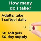 Nature Made Vitamin D3 + K2 Softgels in natural setting