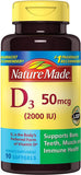 Nature Made Vitamin D3 Softgels front view packaging