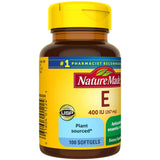 Nature Made Vitamin E 267 mg softgel packaging details