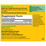 Nature Made Vitamin E 400 IU Softgels in a hand for size reference