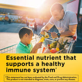 Nature Made Vitamin E 450 mg softgels bottle side view