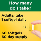 Nature Made Vitamin E 450 mg softgels opened bottle