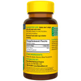 Nature Made Vitamin E softgels showing the back of the bottle
