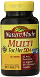 Nature Made Women's Multi 50+ multivitamin bottle front view