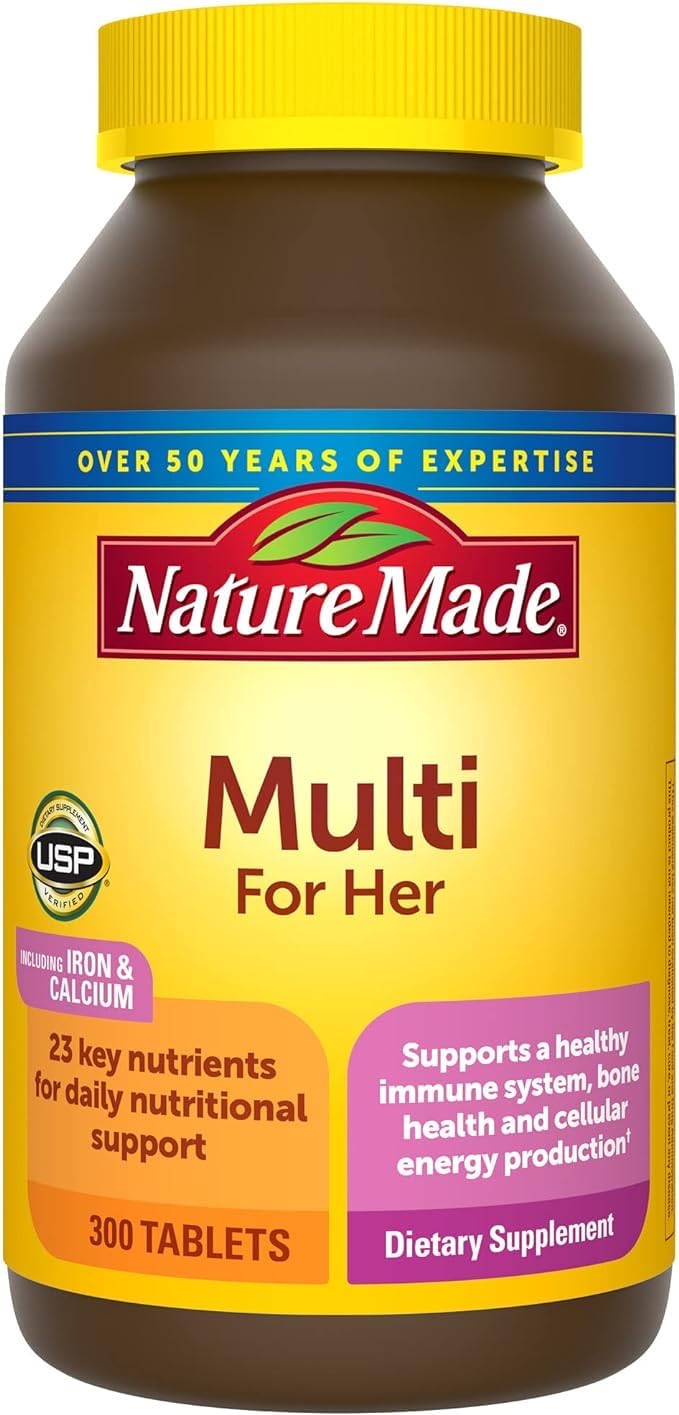 Nature Made Women's Multivitamin 300 tablets front view