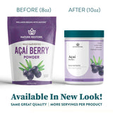 Nature Restore Acai Berry Powder 10oz close-up of powder texture