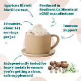 Nature Restore Agaricus Blazei Mushroom Extract packaging details