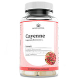 Nature Restore Cayenne Pepper Supplement 500mg bottle front view