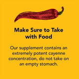 Nature Restore Cayenne Pepper Supplement 500mg bottle with measurement