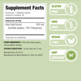Nature Restore Gotu Kola capsules close-up