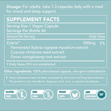 Nature Restore Herbal Rest Aid 500mg 60 Capsules close-up of capsules