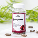 Nature Restore Pomegranate Extract Supplement back view with ingredient list