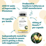 Nature Restore S.O.D. Plus 400mg label close-up