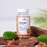 Nature Restore Shiitake Mushroom Extract bottle with a natural background