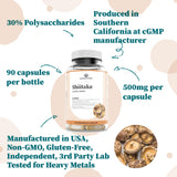 Nature Restore Shiitake Mushroom Extract bottle with measuring spoon