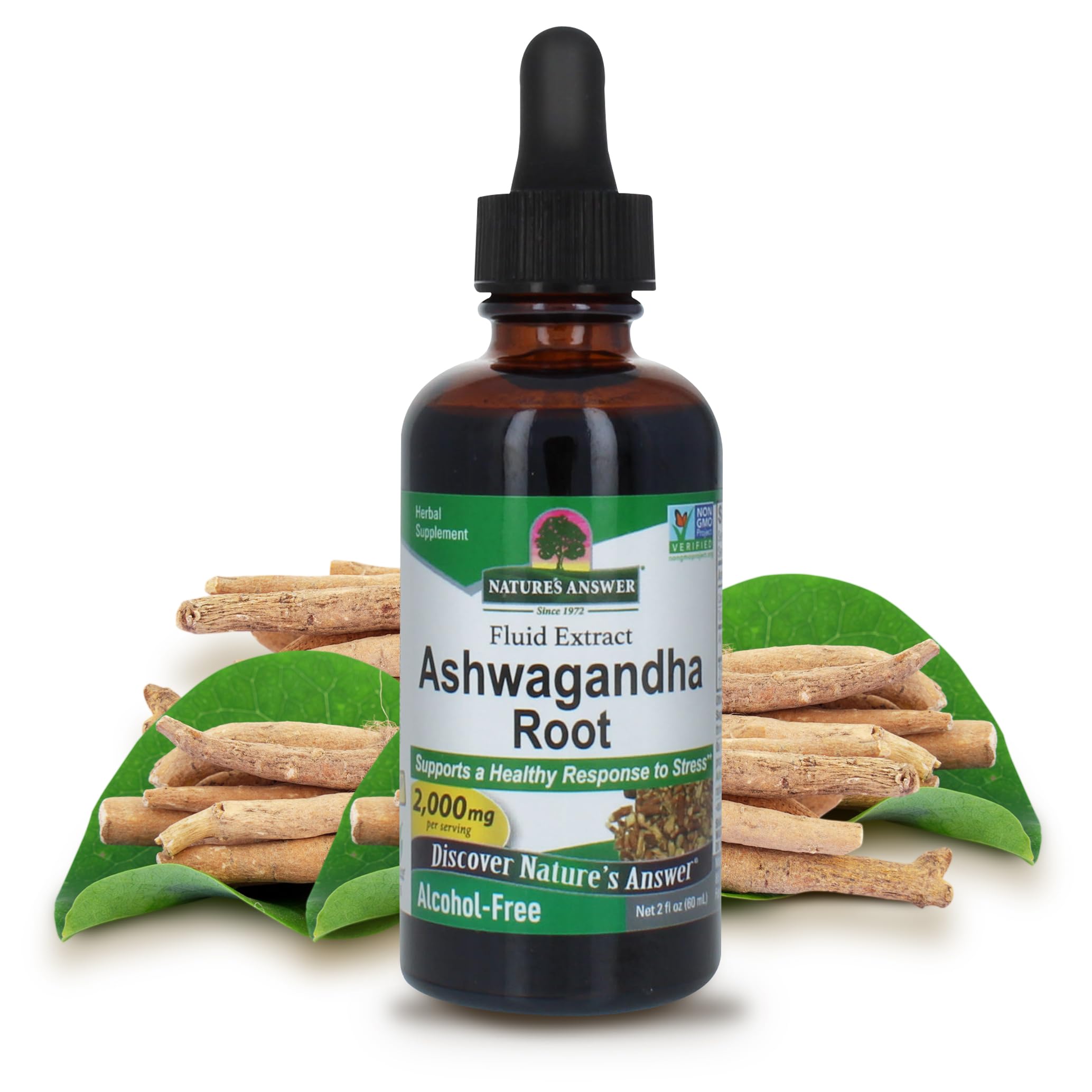 Nature's Answer Ashwagandha Root Extract 1000mg front view