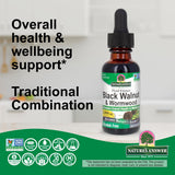Nature's Answer Black Walnut and Wormwood Complex capsule close-up
