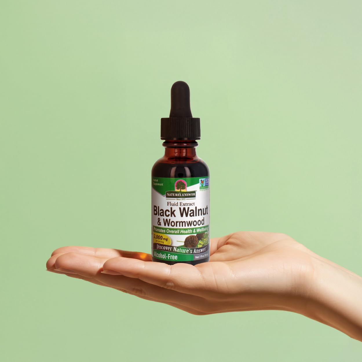 Nature's Answer Black Walnut and Wormwood Complex herbal supplement