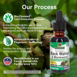 Nature's Answer Black Walnut and Wormwood Complex ingredients list