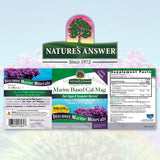 Nature's Answer Calcium Supplement 249g back view