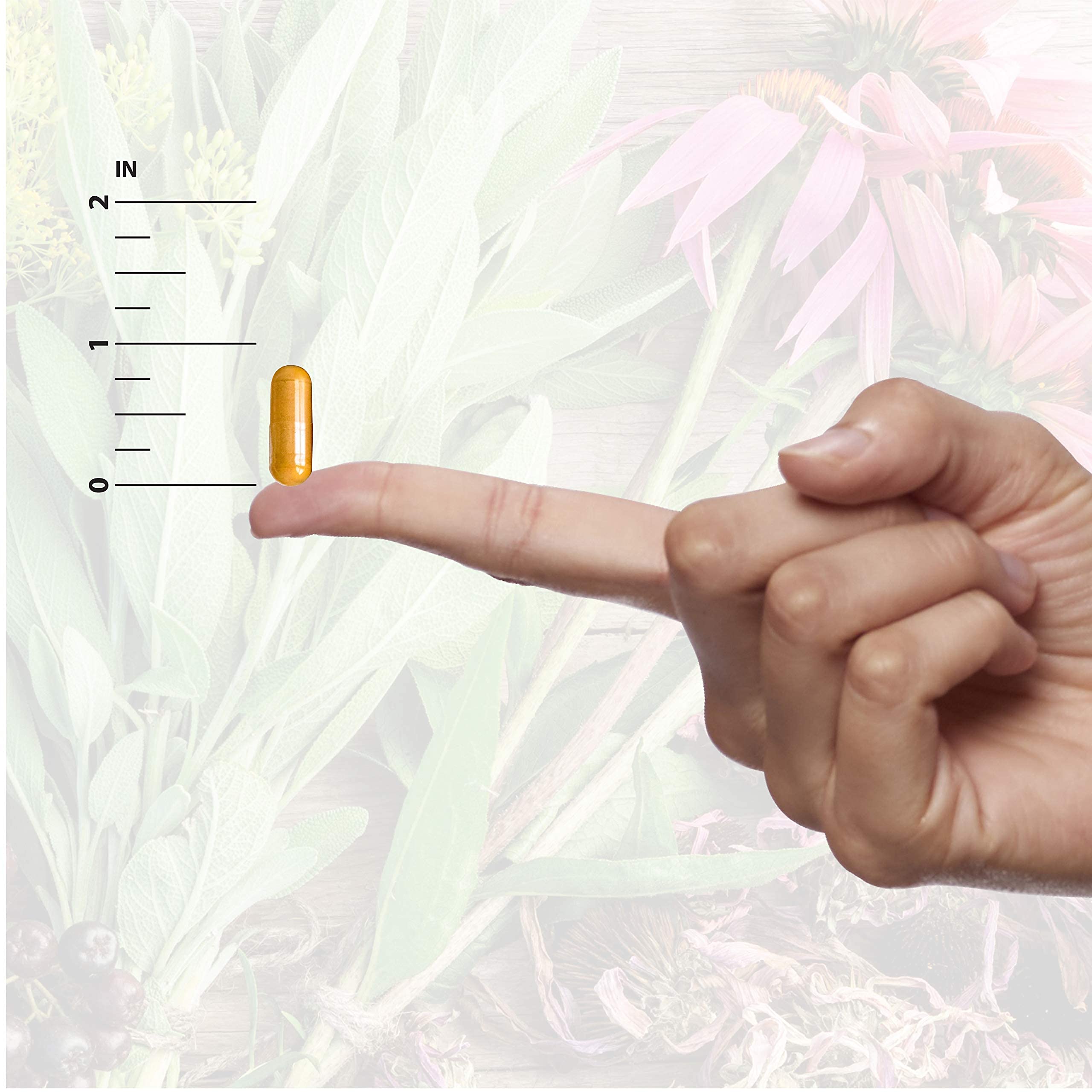 Nature's Answer Calcium Supplement 249g side view