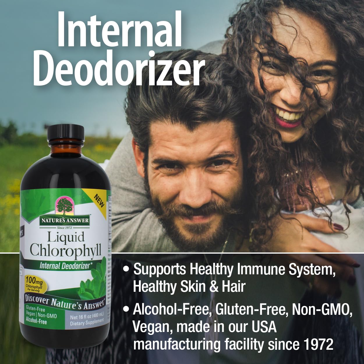 Nature's Answer Chlorophyll Liquid Supplement with spearmint oil