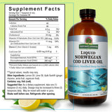 Nature's Answer Cod Liver Oil 454g side view