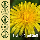 Nature's Answer Dandelion Root Fluid Extract 2000mg label close-up