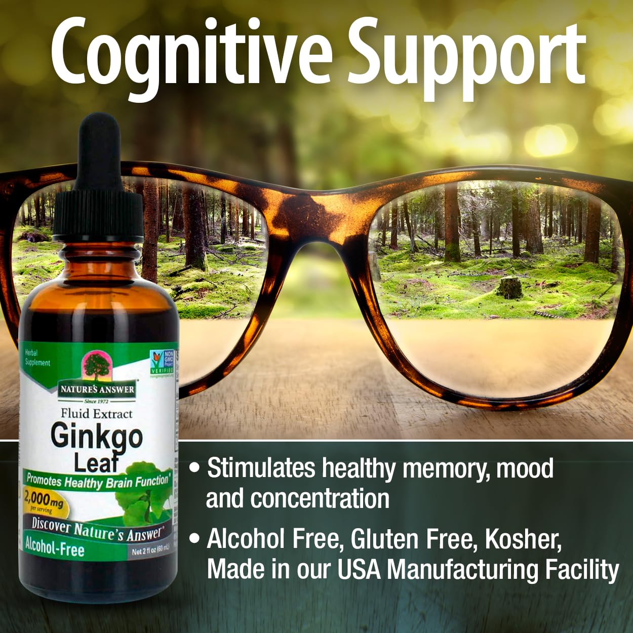 Nature's Answer Ginkgo Biloba Liquid Extract ingredients list