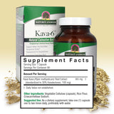 Nature's Answer Kava Kava Capsules bottle with label