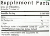 Nature's Answer Liquid Magnesium Malate & Glycinate side view