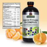 Nature's Answer Liquid Vitamin B-Complex 16oz back label