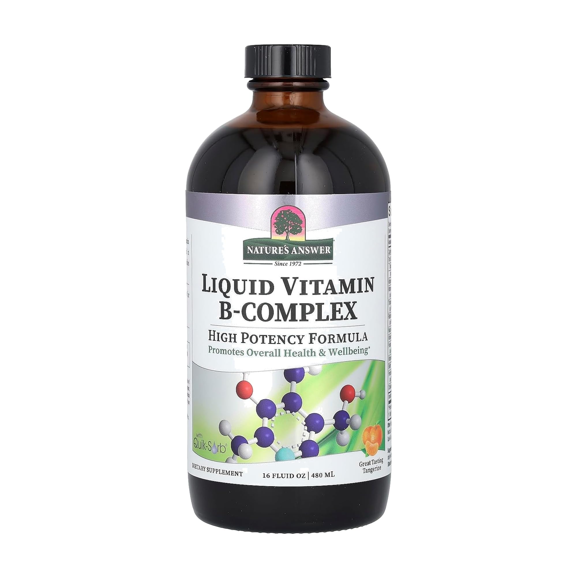 Nature's Answer Liquid Vitamin B-Complex 16oz bottle front view