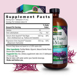Nature's Answer Marine Calcium Magnesium Supplement 454g back view